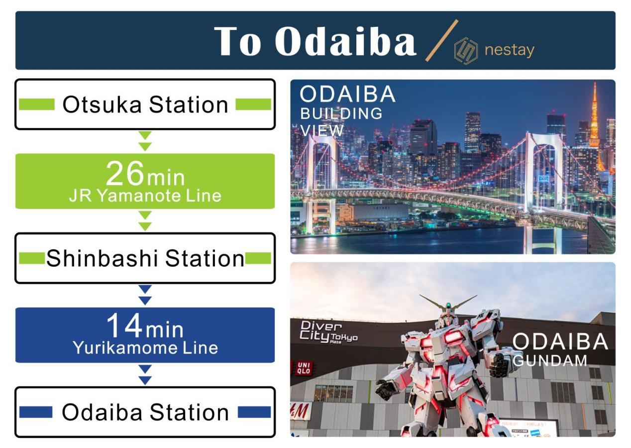 Nestay Inn Tokyo Otsuka 403 Kültér fotó