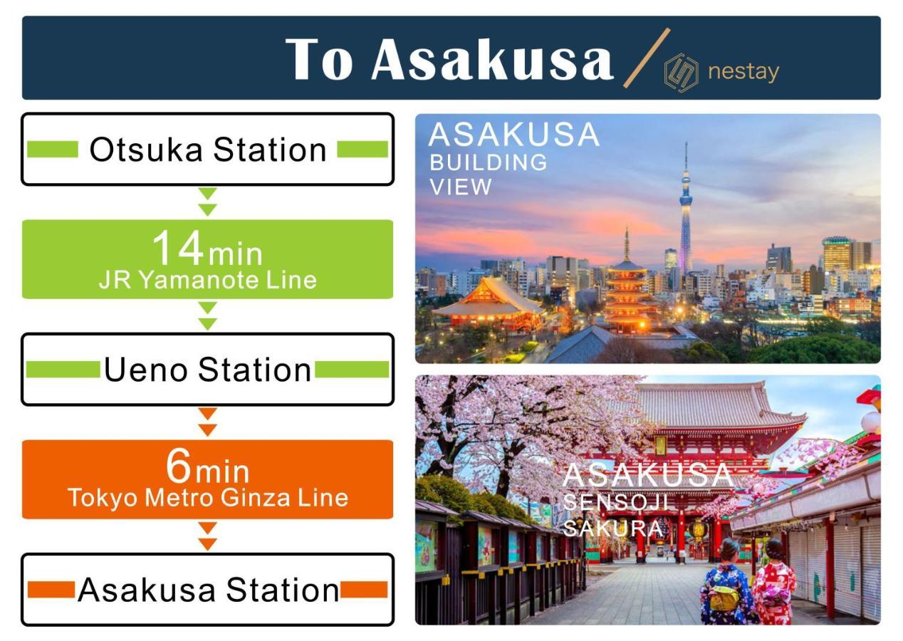 Nestay Inn Tokyo Otsuka 403 Kültér fotó