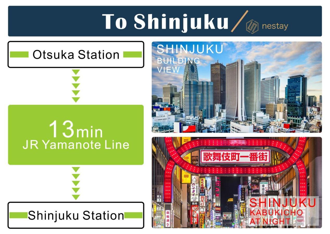 Nestay Inn Tokyo Otsuka 403 Kültér fotó